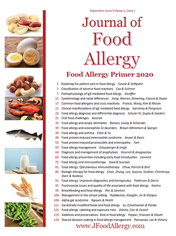 Journal of Food Allergy Primer